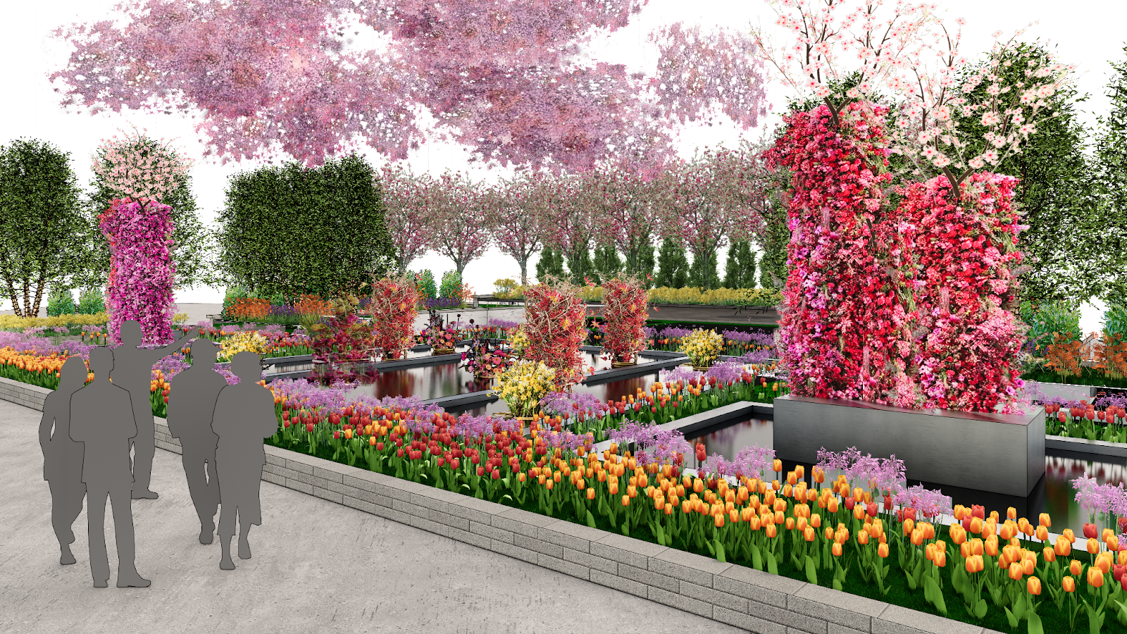 First Glimpse of the Exciting, Must-See 2024 PHS Philadelphia Flower & Garden Show, “United by Flowers”