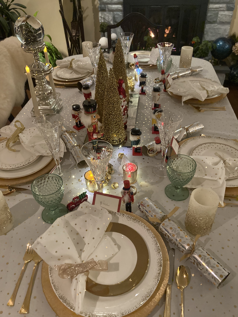 Connecting the Gold Dots To Create An Abundant, Happy Holiday Table Design